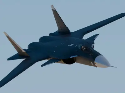 Sukhoi Su-47 3D model
