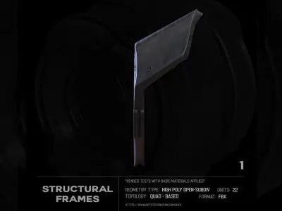 22 Structural Frames Vol 1 SUBD 3D model