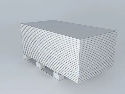 pallet bureaubladen Free 3D model