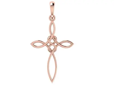 CROSS PENDANT CR166 3D print model