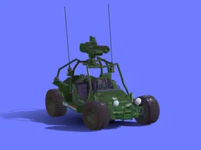 80s GI-JOE STRIKER VEHICLE - 3D SCAN 3D print model