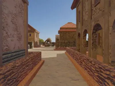 Ancient Mountain Village 3D model purchase