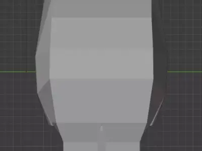 Low Poly Mammoth Low-poly 3D model