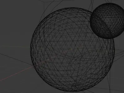 Sci-fi Planet Scene Low-poly 3D model