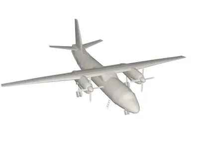 Military Plane concept 3D model buy