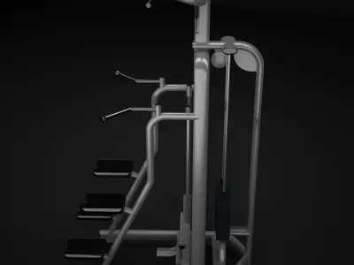 Easy Chin Dip Machine 3D model