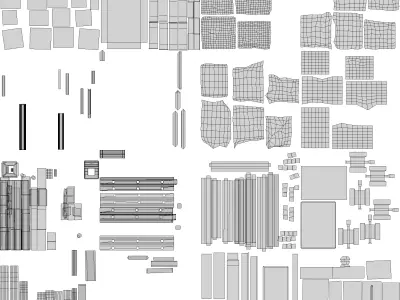 Warehouse props - 35 Low Poly 3D Models Low-poly 3D model