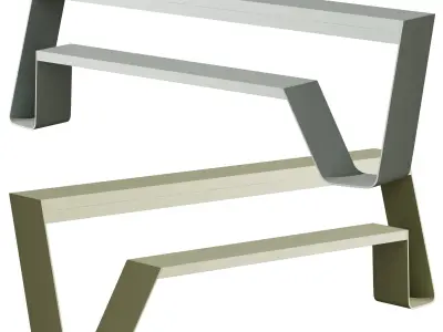 Extremis HOPPER BENCH Bench 3D model