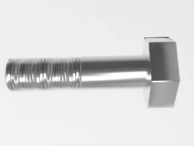 Bolt only 3D model