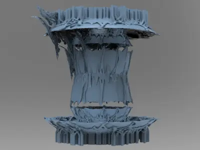 Alien root covenant 2 Low-poly 3D model