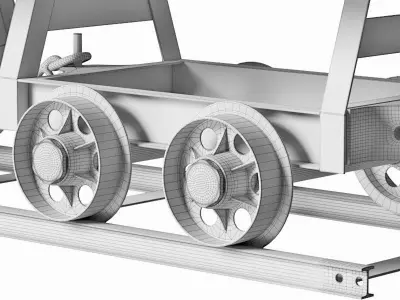Train Crank Table 3D model purchase