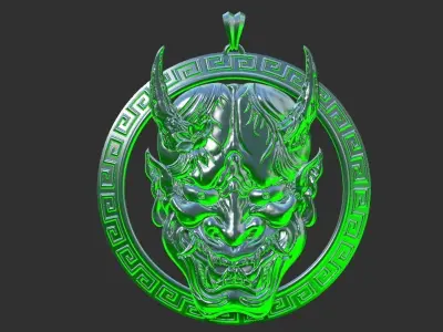 oni face 3D print model