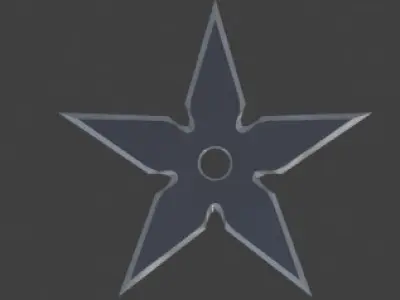 Shurikens- Low-Poly Low-poly 3D model