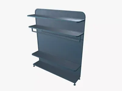 PPE Rack Low-poly 3D model