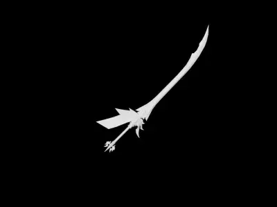 Angel Sword Low-poly 3D model