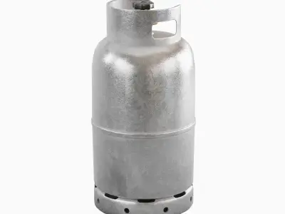 Gas Cylinder Set 3D model