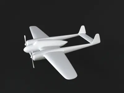 Airplane Fokker Dixieland 3D print model