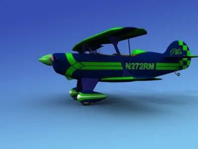 Pitts Special 3D model 8