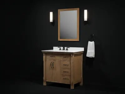 OVE Bellington 36 THD Almond Toffee 3D model