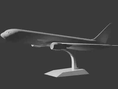 3D Print Boeing 767-300 3D print model