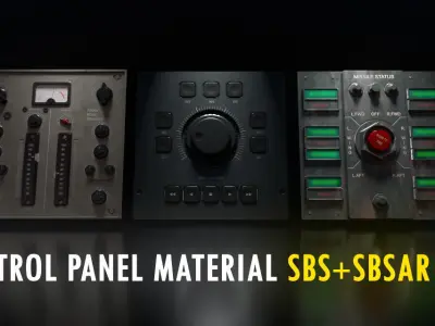 5 Control Panel Material  Texture