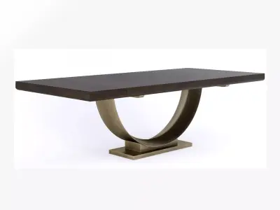 The Sofa and Chair Company - Wimbledon dining table Low-poly 3D model