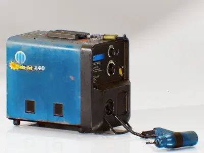 Welder Low-poly 3D model purchase