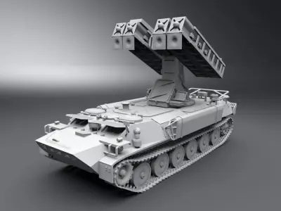 Strela 10 Scale model 3D print model