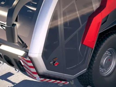 Rosenbauer Panther Firetruck 6x6 3D model