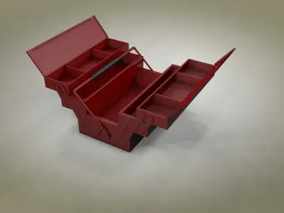 Toolbox box 3D model