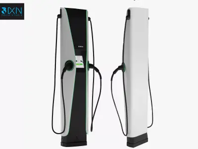EVBox Iqon Ev charger 3D model