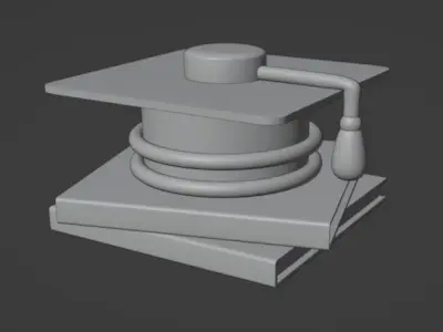 3d icon Free low-poly 3D model