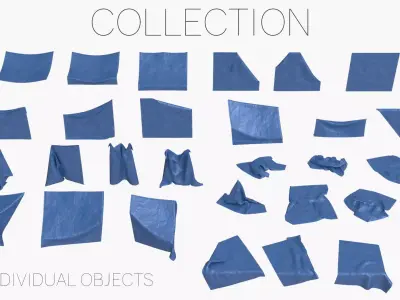 Tarp Assets Collection 3D Model Pack