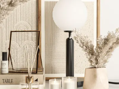 Decorative Set 3D model purchase