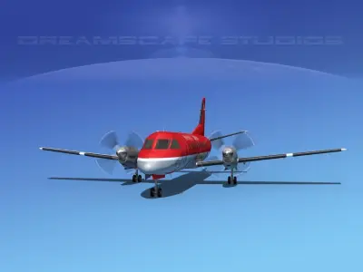 SAAB SF340 Northwest 3D model