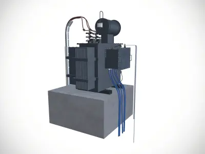 Transformer Low-poly 3D model purchase