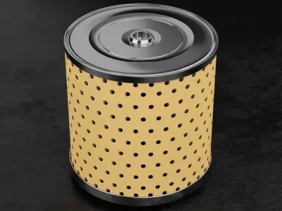 Car Filter Type O 3D model