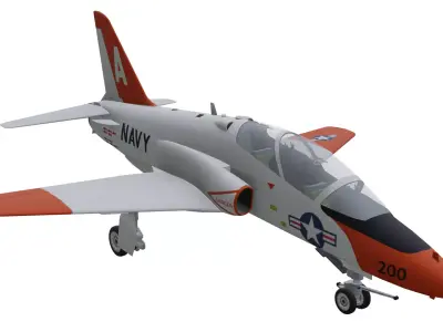 McDonnell Douglas T-45 Goshawk Low-poly 3D model