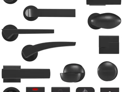 colombo door handles part 1 3D model