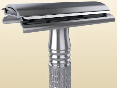 Razor Shaving Tool for Wet Shaving 3D model