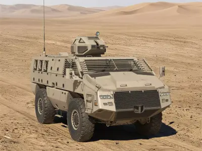 Mbombe 4x4 IFV 3D model