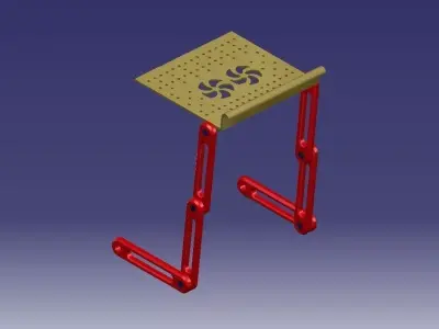 laptop tray with legs Free 3D model