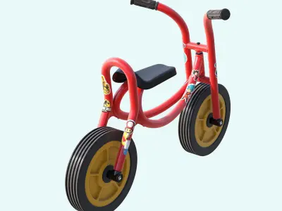 Weplay Walking Bike Children Kid bicycle 3D model