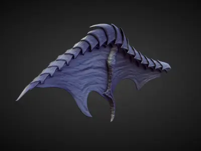 WING28 high poly sculpt 3D model
