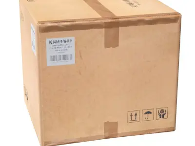 Low Poly Cardboard Boxes 3D model