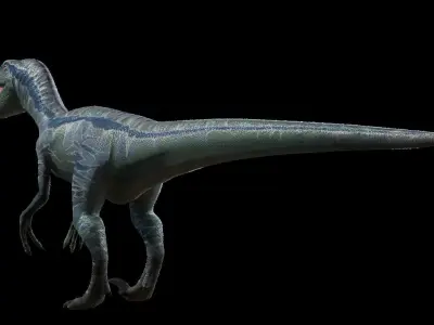 Raptor Low-poly 3D model buy
