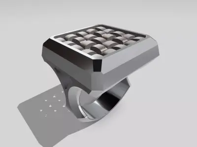 Knitting ring 3D model