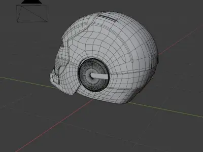 Iron Man helmet 3D model order