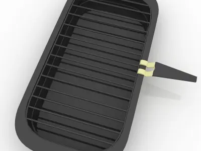 Grill Pan 3D model