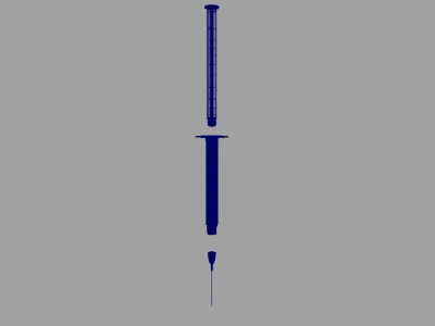 Syringe 3D model